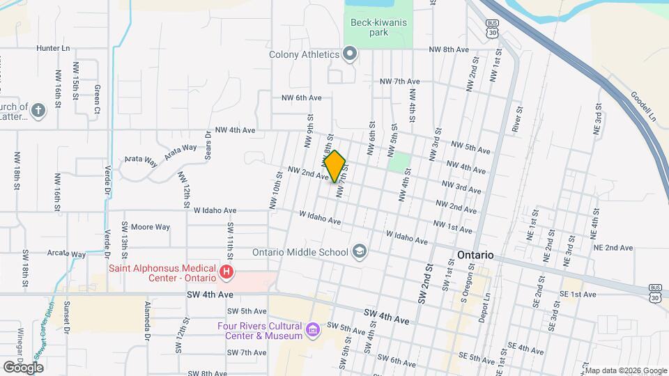 157 NW 7th St Map and Location Details