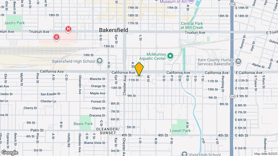1107 L St Map and Location Details