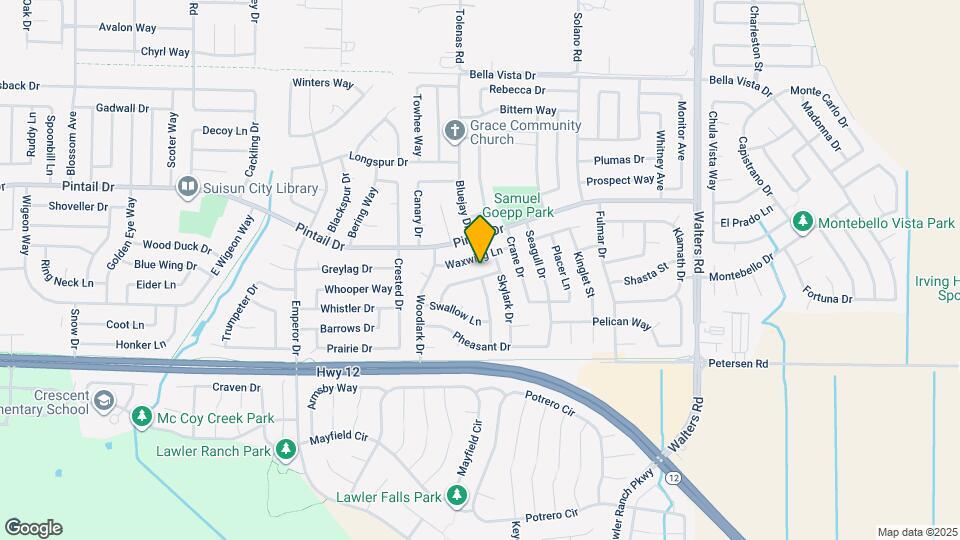 1120 Whipporwill Way Map and Location Details