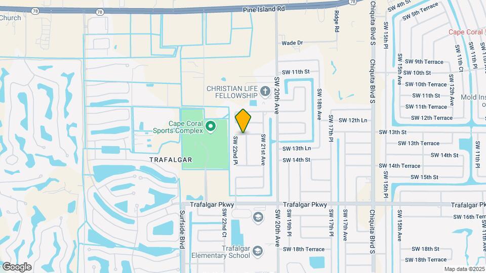 1300 SW 22nd Ave Map and Location Details