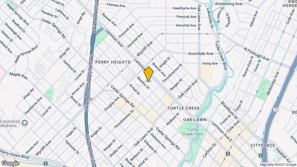 4030 Rawlins St Map and Location Details