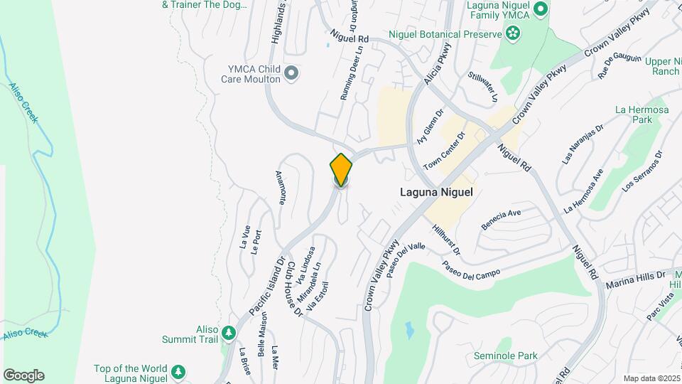 Niguel Summit Condominium Rentals Mapa y Detalles de la Ubicación
