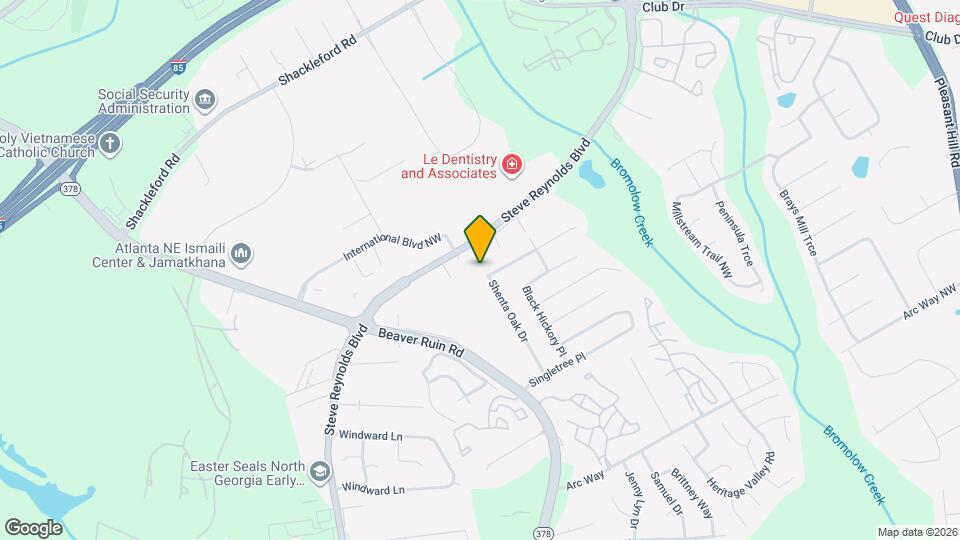 1462 Shenta Oak Dr Map and Location Details