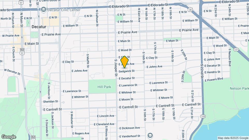 1314 Sedgwick St Map and Location Details