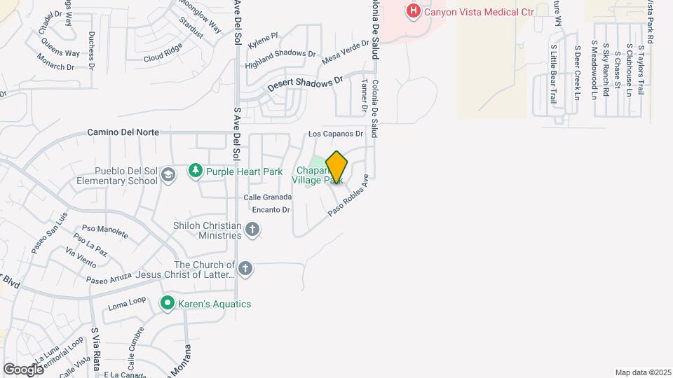 5483 Waco Dr Map and Location Details