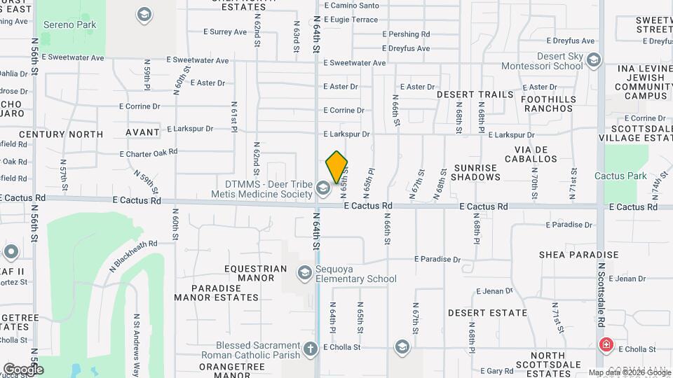 12216 N 65th St Map and Location Details
