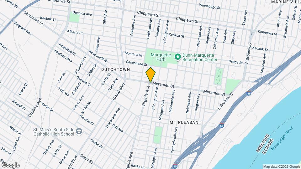 3224 Meramec St Map and Location Details