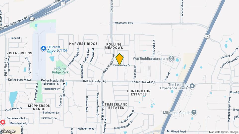 4536 Fern Valley Dr Map and Location Details