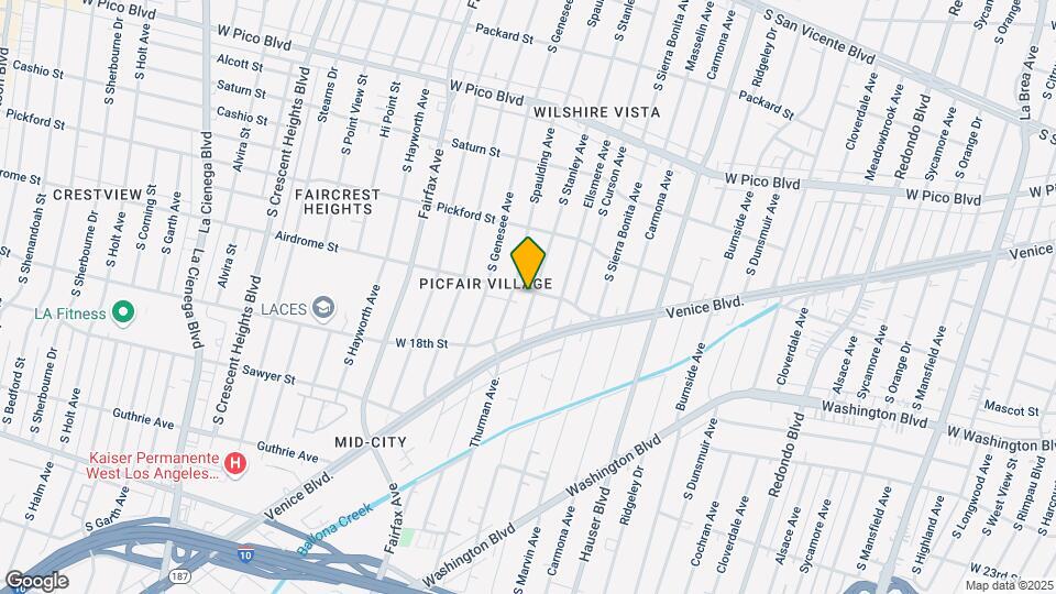 5656 Airdrome St Map and Location Details