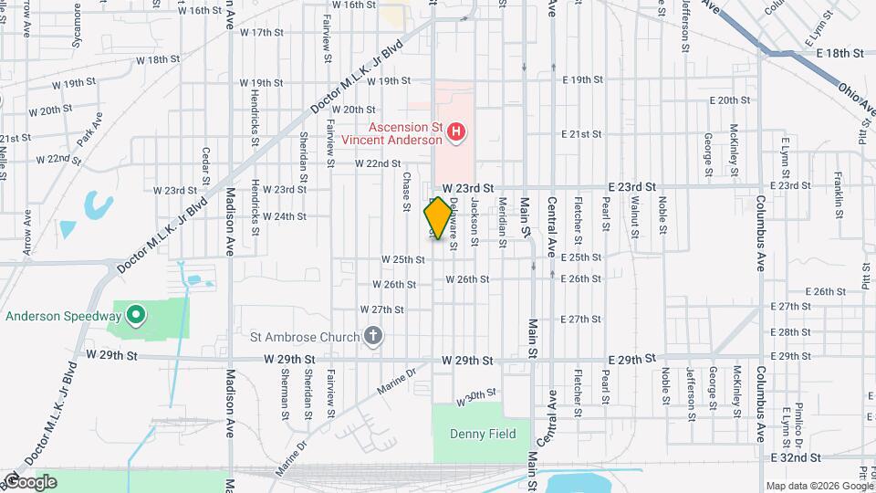 2432 Brown St Map and Location Details