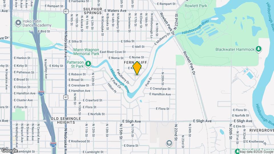1706 E Mulberry Dr Map and Location Details