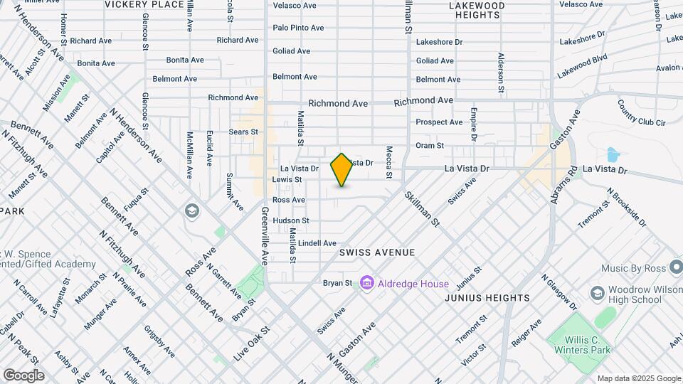5931 Ross Ave Mapa y Detalles de la Ubicación