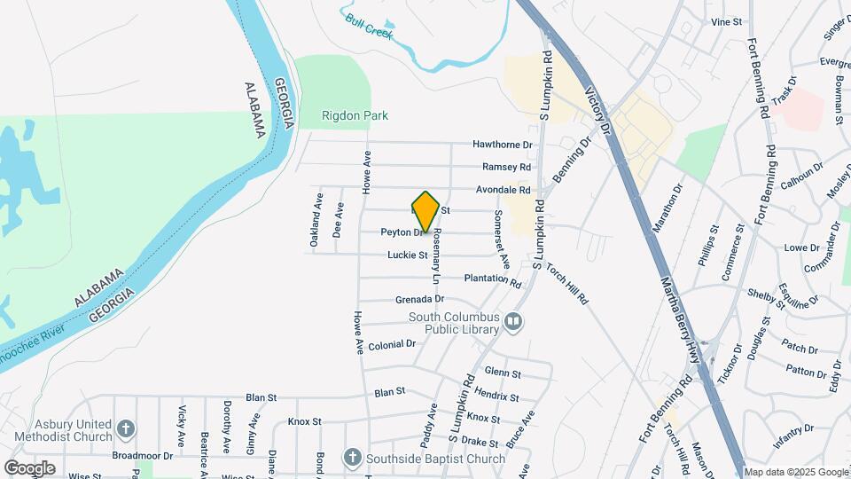 2952 Peyton Dr Map and Location Details