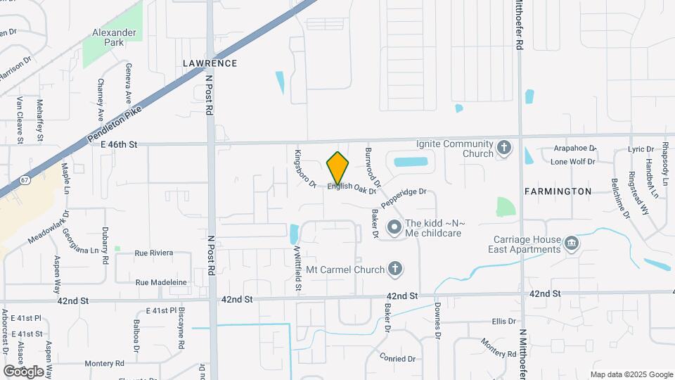 9413 English Oak Dr Map and Location Details