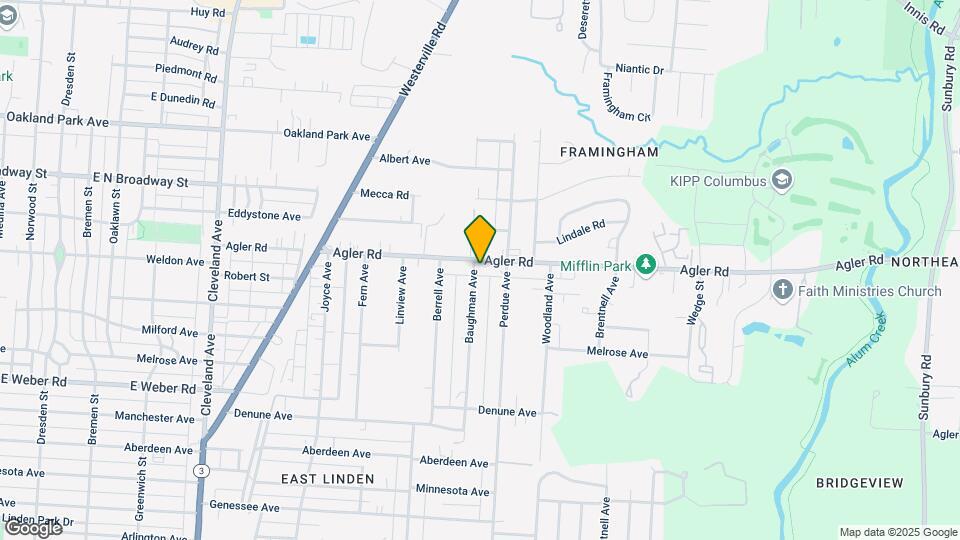 2836-2850 Baughman Ave Mapa y Detalles de la Ubicación