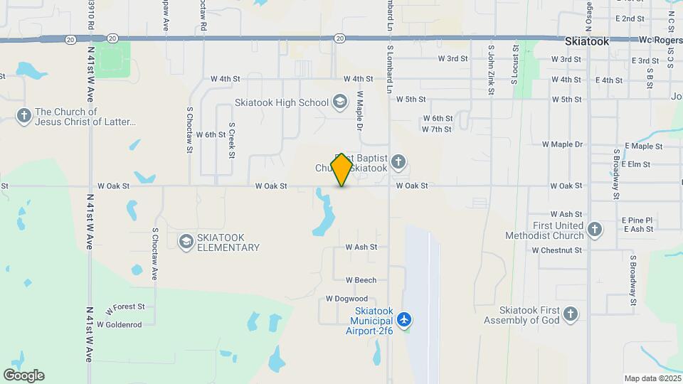 Oak Timbers Skiatook Map and Location Details