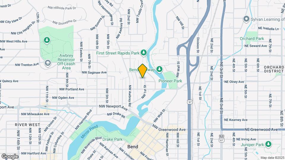 1707 NW 1st St Map and Location Details
