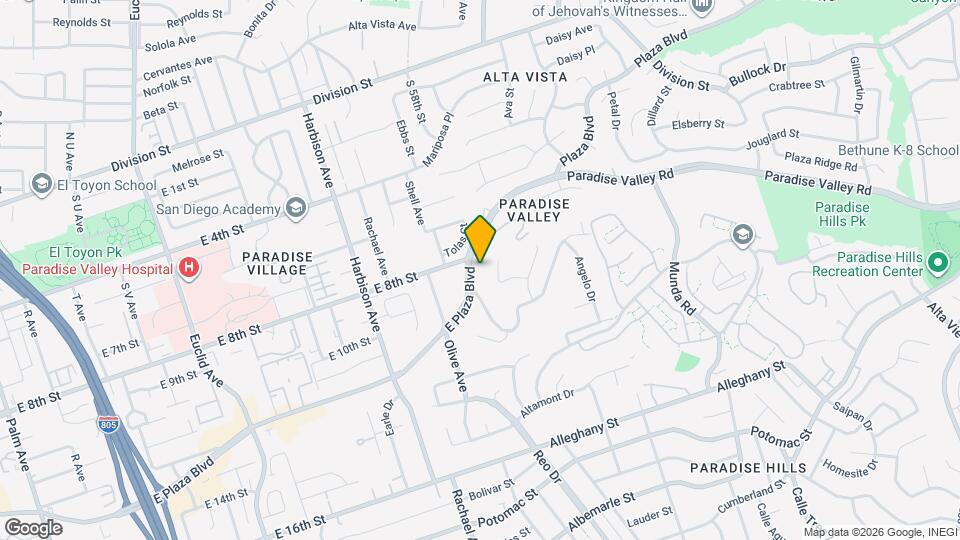 3432 E Plaza Blvd Map and Location Details