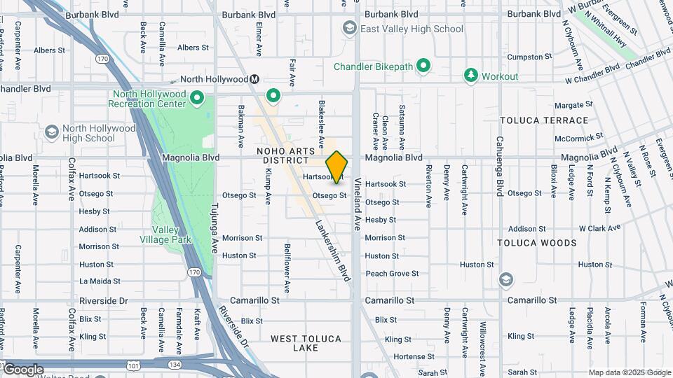 11035 Otsego St Mapa y Detalles de la Ubicación