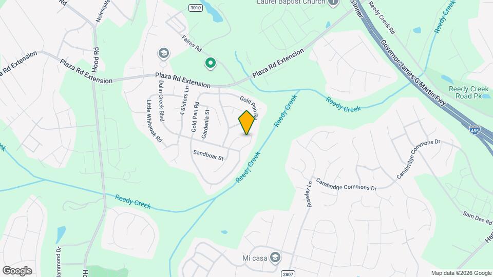 10316 Gold Pan Rd Map and Location Details