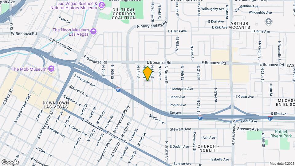 412 N 14th St Map and Location Details