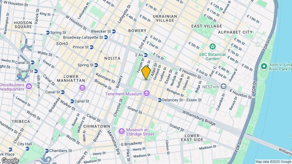 145 Allen St Mapa y Detalles de la Ubicación