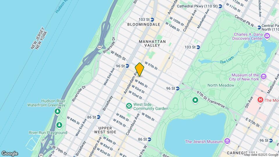 160 W 95th St Mapa y Detalles de la Ubicación