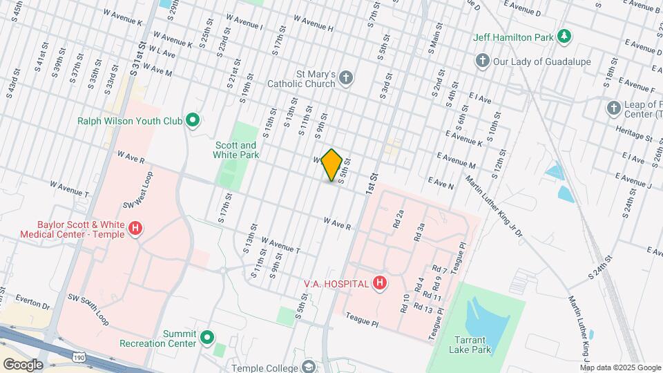 309 W Avenue P Map and Location Details