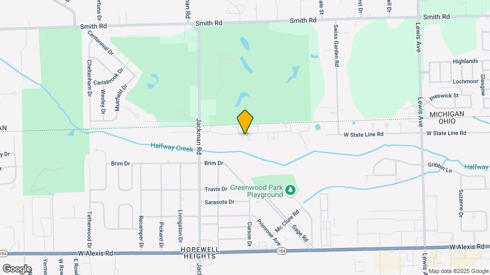 1521 Brooke Park Dr Map and Location Details