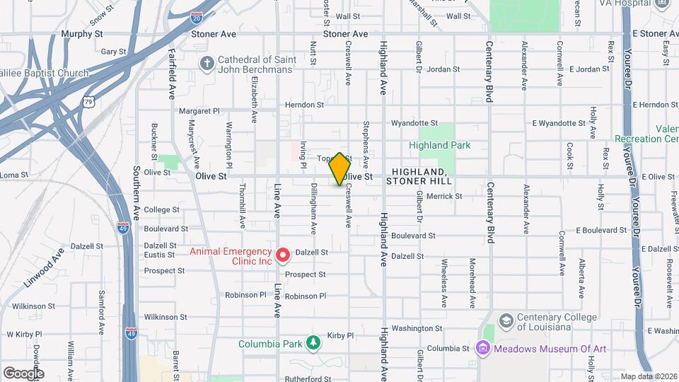 616 Merrick St Map and Location Details