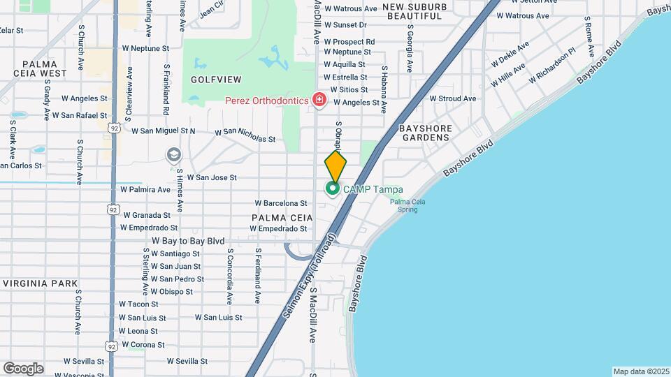 3003 W Palmira Ave Map and Location Details