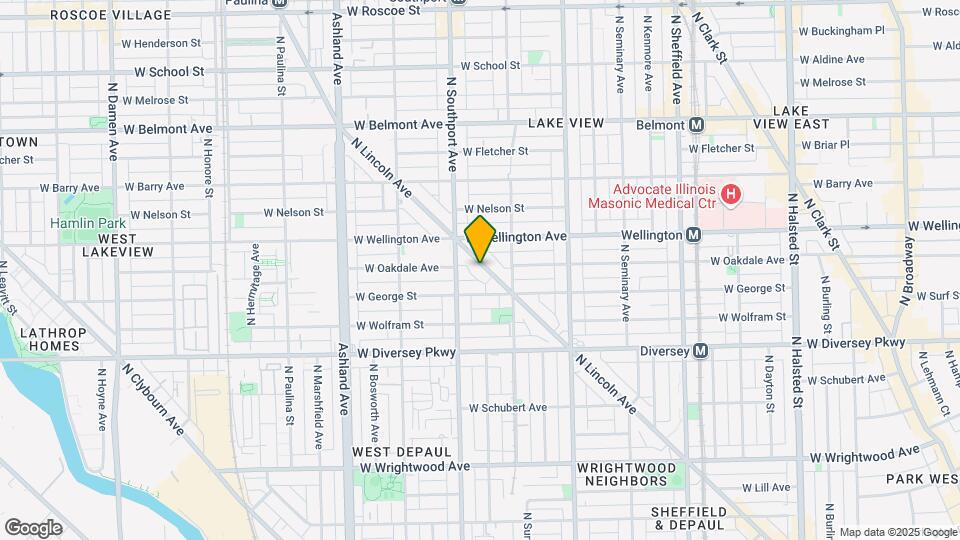 2936 N Lincoln Ave Mapa y Detalles de la Ubicación