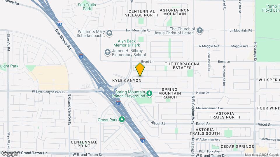 9129 Rusty Rifle Ave Map and Location Details