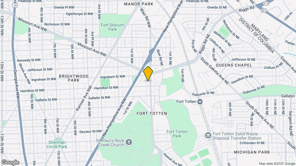 5200-5220 N Capitol St NW Mapa y Detalles de la Ubicación