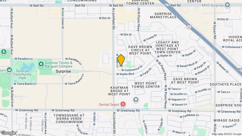 16054 N 138th Dr Map and Location Details