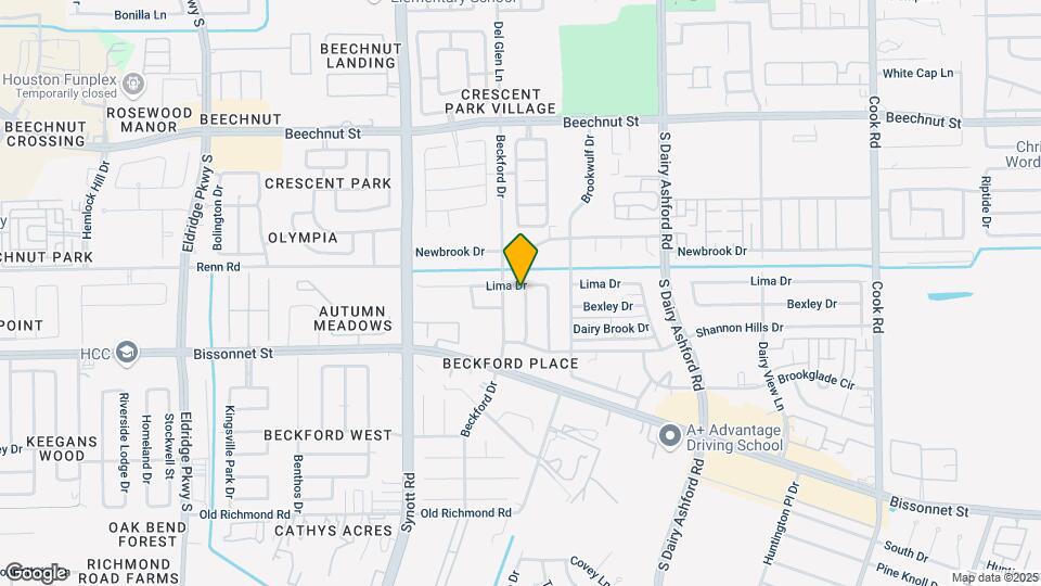 8706 Brummel Dr Map and Location Details