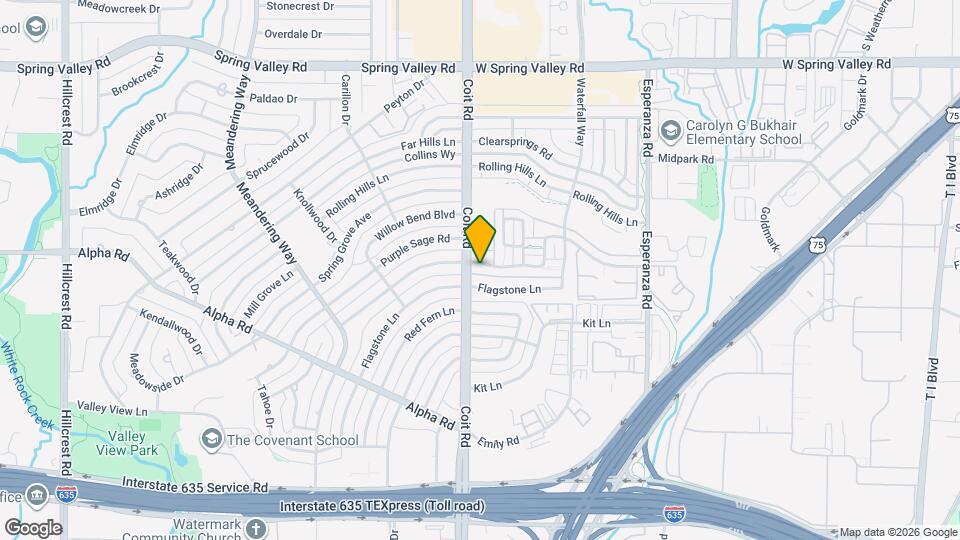 13610 Brookgreen Dr Map and Location Details