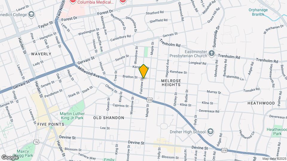 1224 Fairview Dr Map and Location Details