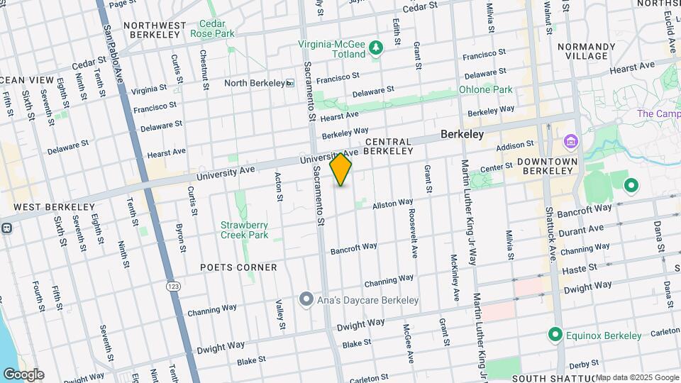 2123 Spaulding Ave Map and Location Details