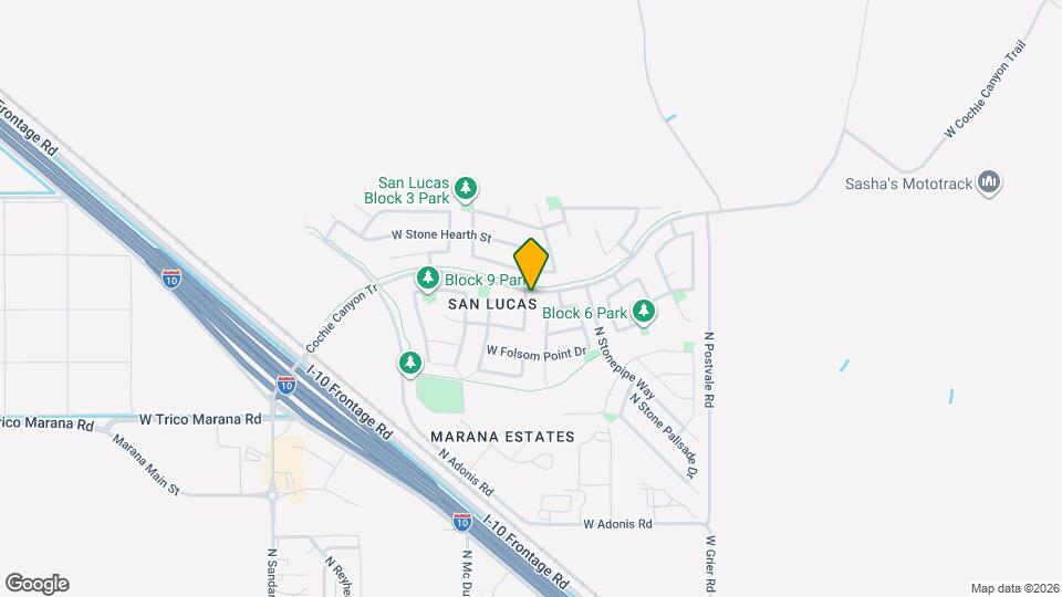 14214 N Spear Point Way Map and Location Details