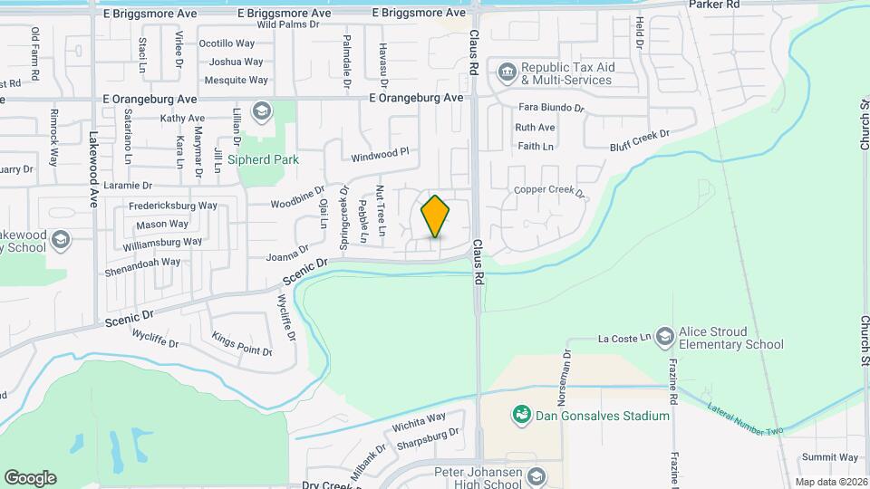 1114 Cedar Creek Dr Map and Location Details