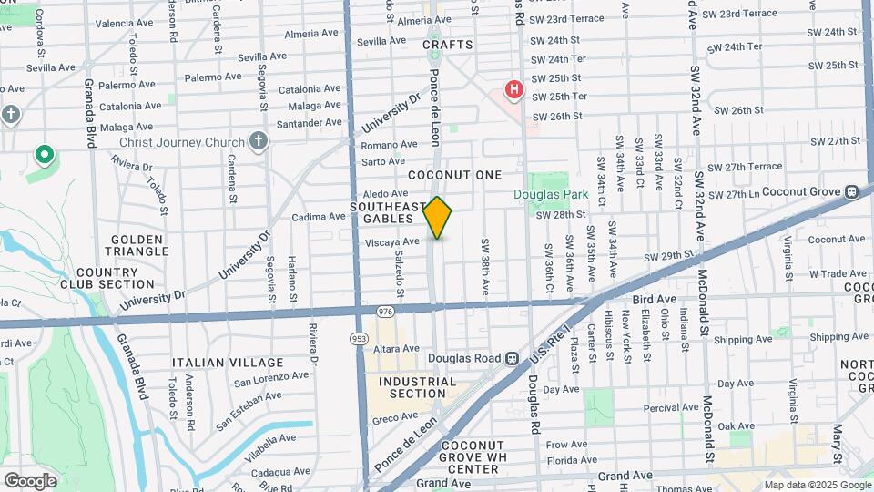 3705 Ponce de Leon Blvd, Unit #2 Mapa y Detalles de la Ubicación