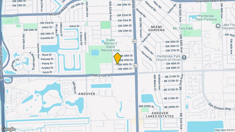 6128 SW 40th St Mapa y Detalles de la Ubicación