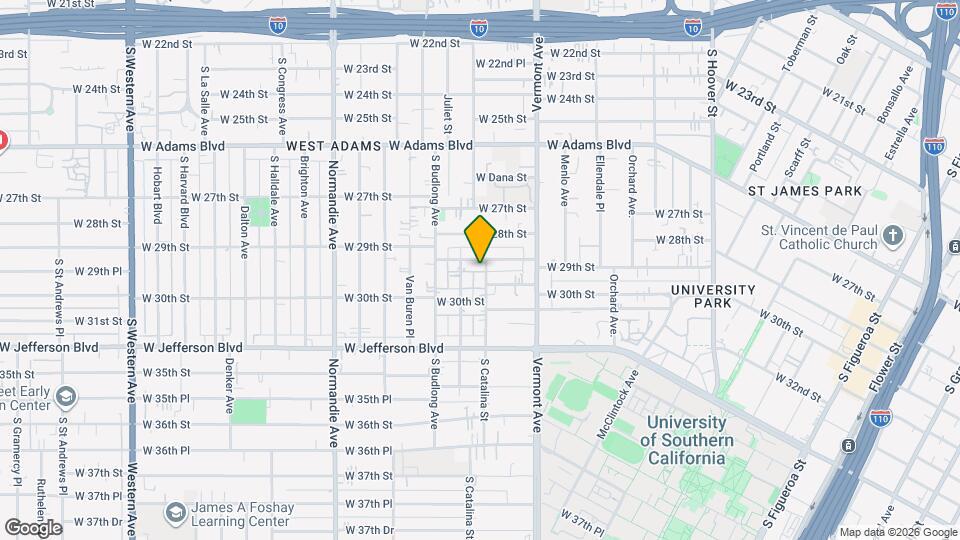 2909 S Catalina St Map and Location Details