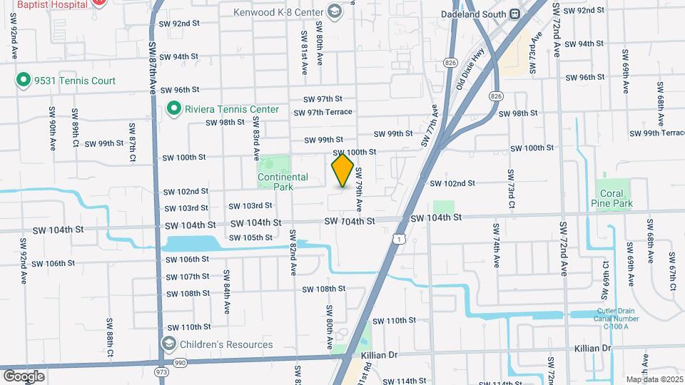 7953 SW 104th St, Unit 205D Map and Location Details