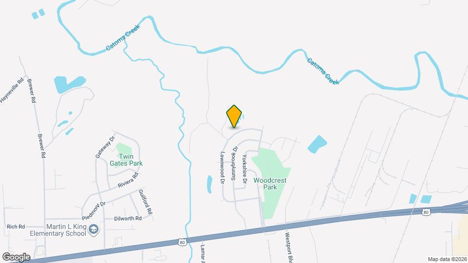 4254 Lawnwood Dr Map and Location Details