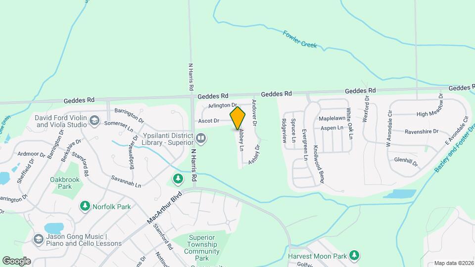 9226 Abbey Ln Map and Location Details