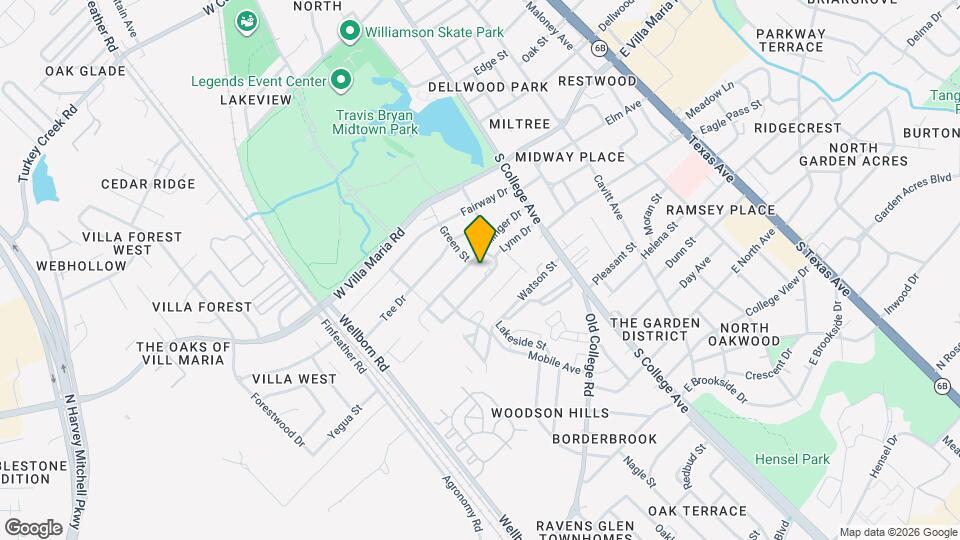 208 Lynn Dr, Unit B Map and Location Details