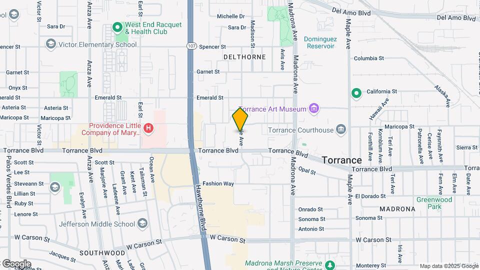 21107 Amie Ave Mapa y Detalles de la Ubicación