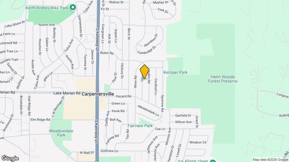 21 Thrush St Mapa y Detalles de la Ubicación